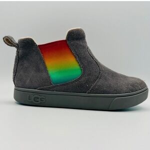 UGG Hamden II Toddler Chelsea Boots Slip On Zipper Gray Multi‎ Size 12